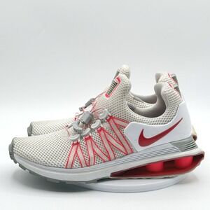 NIKE Shox Gravity Womens Sneakers Size 7.5‎ White Pink AQ8554